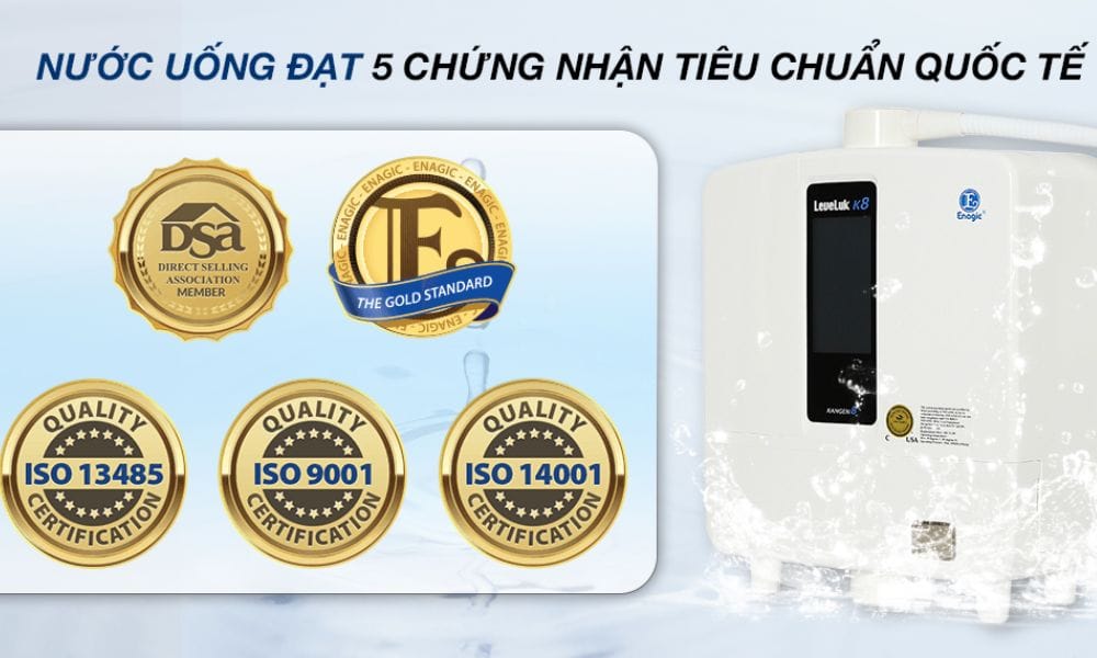Máy điện giải Kangen Leveluk của Enagic có gì đặc biệt so với hãng khác Máy điện giải Kangen Leveluk của thương hiệu Enagic có gì đặc biệt